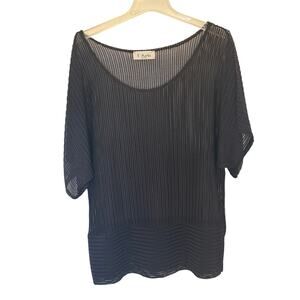 R.  Marks Black knit tunic